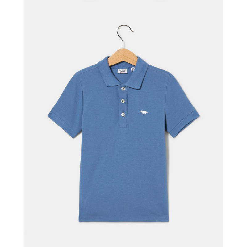BLUKIDS MAJICA POLO KRATAK RUKAV COLONY BLUE