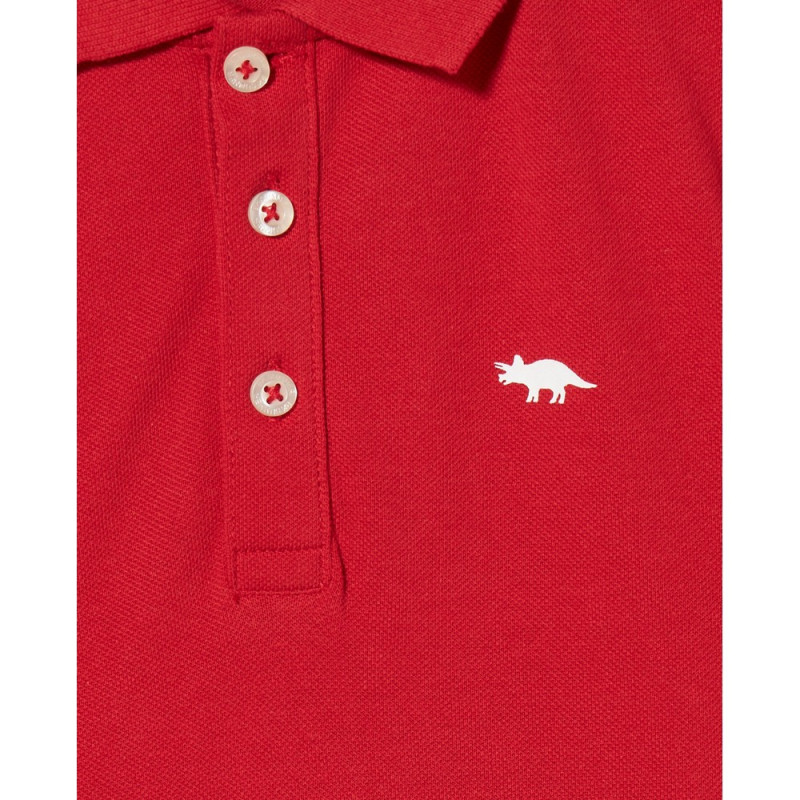 BLUKIDS MAJICA POLO KRATAK RUKAV ROCOCCO RED