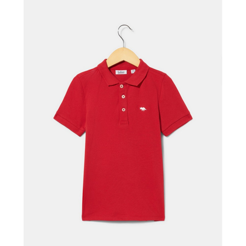 BLUKIDS MAJICA POLO KRATAK RUKAV ROCOCCO RED