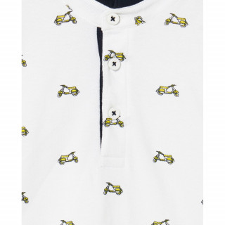 BLUKIDS MAJICA POLO KRATAK RUKAV BRIGHT WHITE