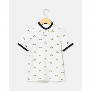BLUKIDS MAJICA POLO KRATAK RUKAV BRIGHT WHITE