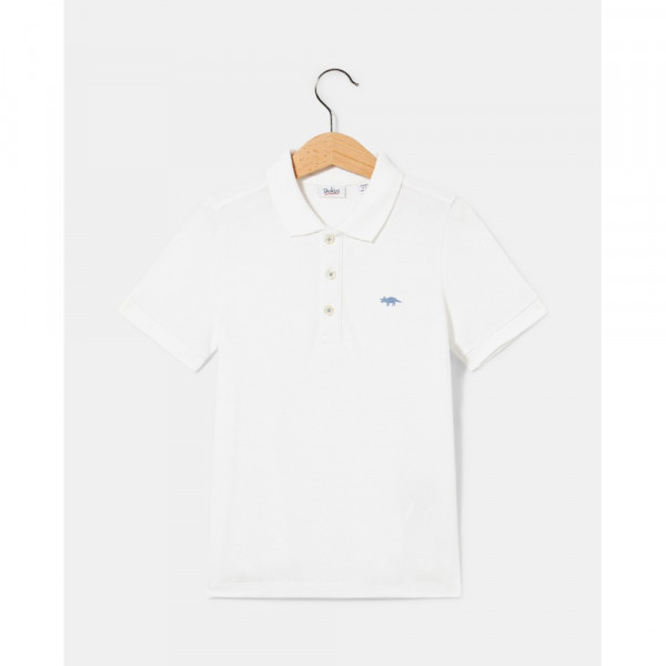 BLUKIDS MAJICA POLO KRATAK RUKAV BRIGHT WHITE