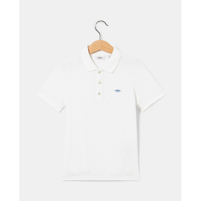 BLUKIDS MAJICA POLO KRATAK RUKAV BRIGHT WHITE
