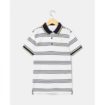 BLUKIDS MAJICA POLO KRATAK RUKAV BRILLIANT WHITE 