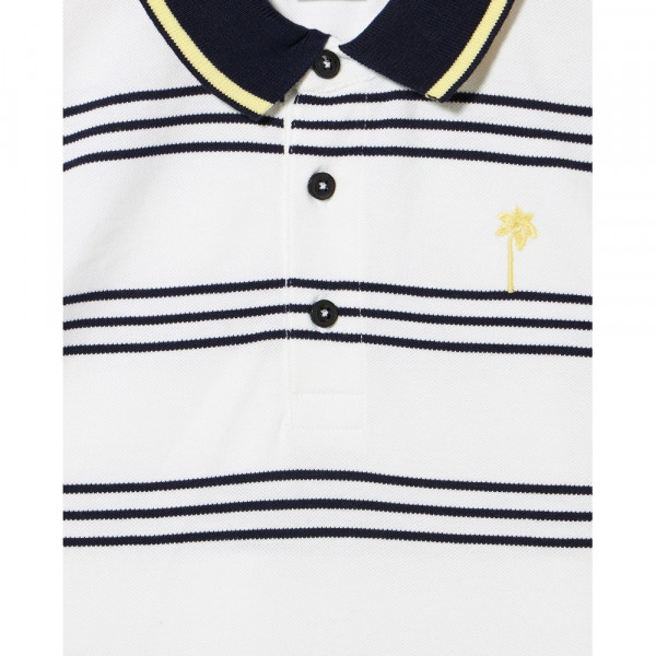 BLUKIDS MAJICA POLO KRATAK RUKAV BRILLIANT WHITE