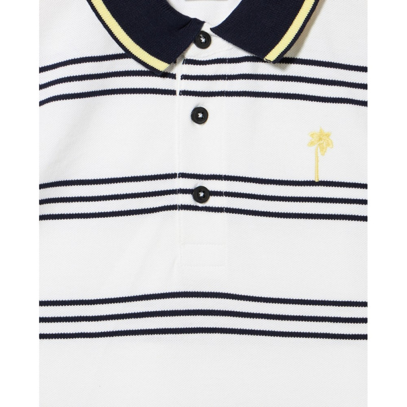 BLUKIDS MAJICA POLO KRATAK RUKAV BRILLIANT WHITE