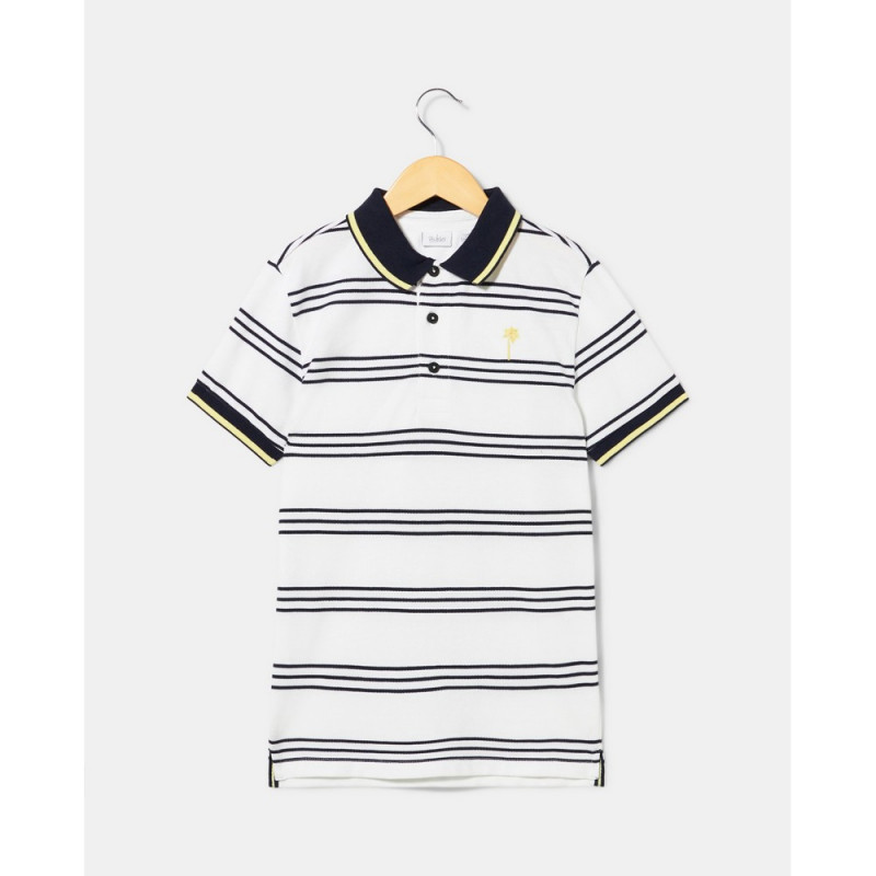 BLUKIDS MAJICA POLO KRATAK RUKAV BRILLIANT WHITE