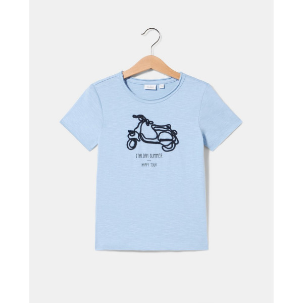 BLUKIDS MAJICA KRATAK RUKAV CERULEAN 