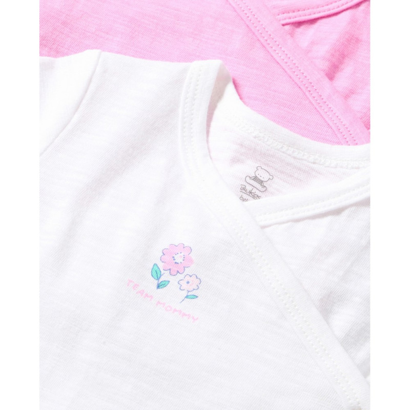 BLUKIDS BODI DUG RUKAV 2 KOM BRIGHT WHITE