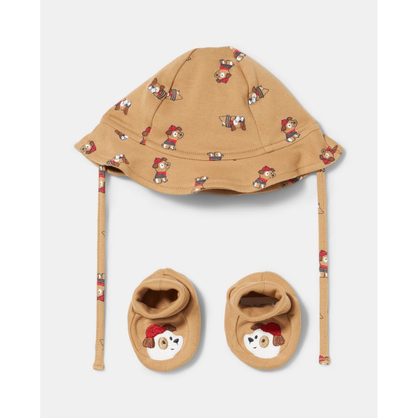 BLUKIDS SET KAPA I POPKE TAWNY BIRCH