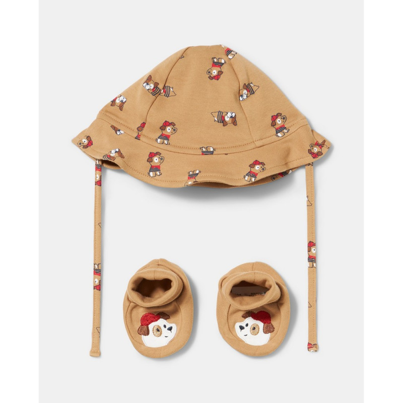 BLUKIDS SET KAPA I POPKE TAWNY BIRCH