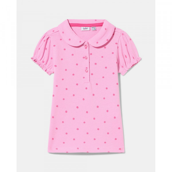BLUKIDS MAJICA POLO KRATAK RUKAV PRISM PINK