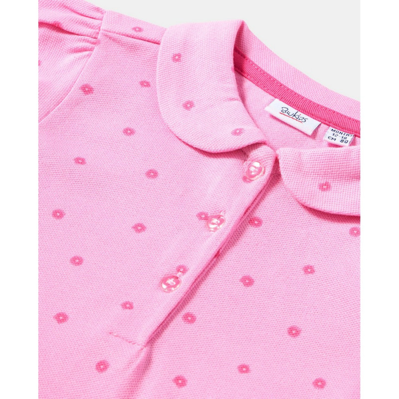 BLUKIDS MAJICA POLO KRATAK RUKAV PRISM PINK