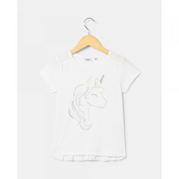 BLUKIDS MAJICA KRATAK RUKAV BRIGHT WHITE