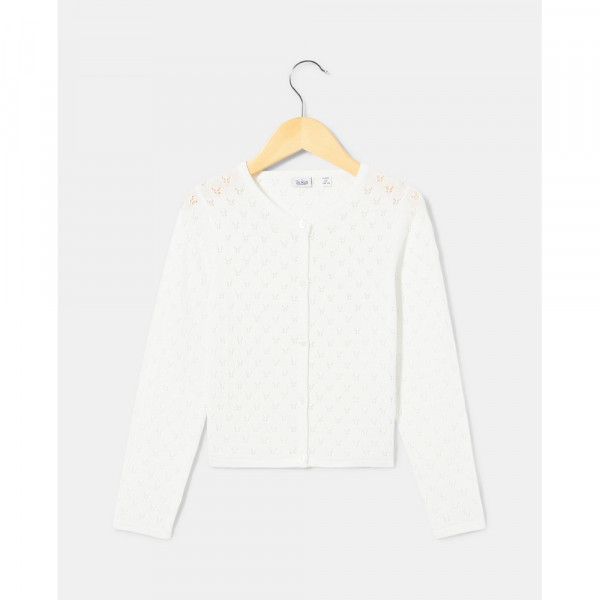 BLUKIDS KARDIGAN BRIGHT WHITE