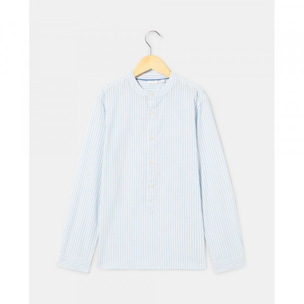 BLUKIDS KOSULJA DUG RUKAV WHITE-STRIPED AZURE