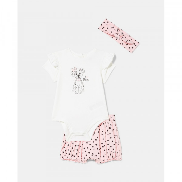 BLUKIDS SET MAJICA DUG RUKAV I HELANKE BRILLIANT WHITE
