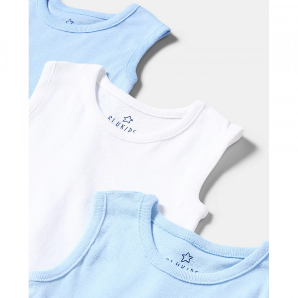 BLUKIDS BODI BEZ RUKAVA 3 KOM CASHMERE BLUE