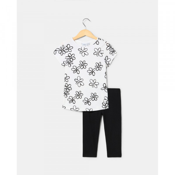 BLUKIDS MAJICA KRATAK RUKAV I HELANKE BLACK BEAUTY