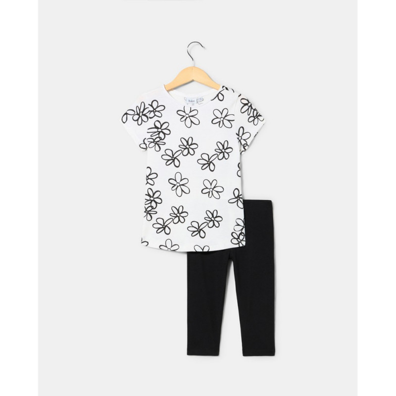 BLUKIDS MAJICA KRATAK RUKAV I HELANKE BLACK BEAUTY