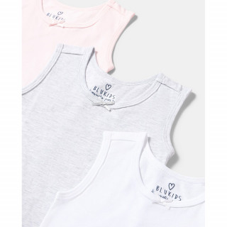BLUKIDS PODMAJICA 3 KOM HEAVENLY PINK
