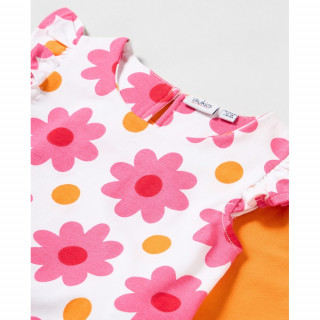 BLUKIDS MAJICA BEZ RUKAVA I SORTS BRIGHT MARIGOLD