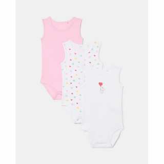BLUKIDS BODI BEZ RUKAVA 3 KOM CRADLE PINK