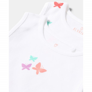 BLUKIDS BODI BEZ RUKAVA 2 KOM BRILLIANT WHITE