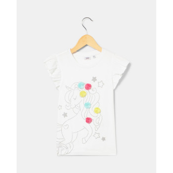BLUKIDS MAJICA KRATAK RUKAV BRIGHT WHITE 