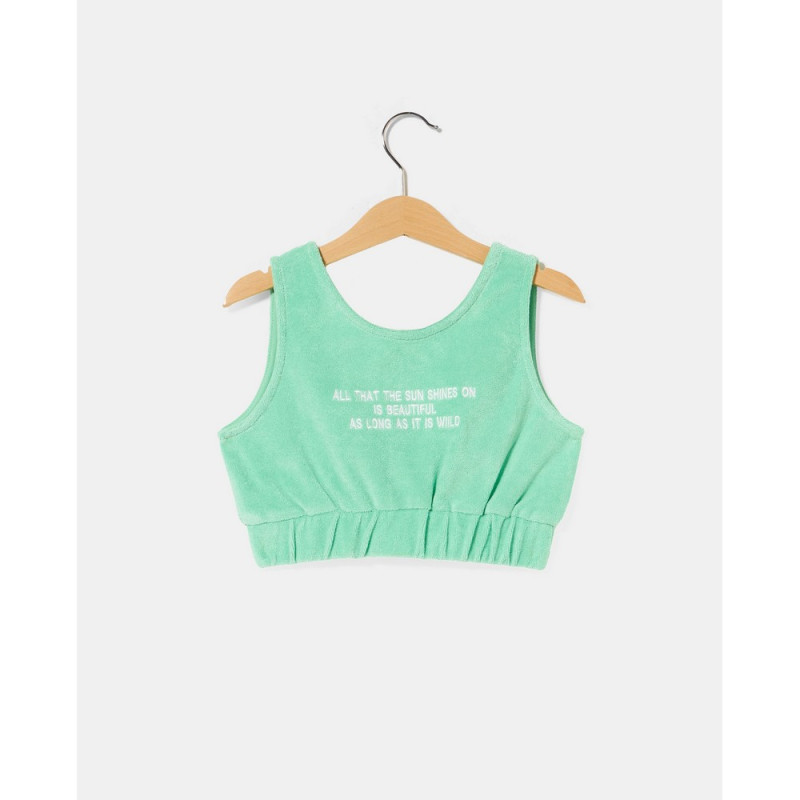 BLUKIDS MAJICA BEZ RUKAVA JADE CREAM 