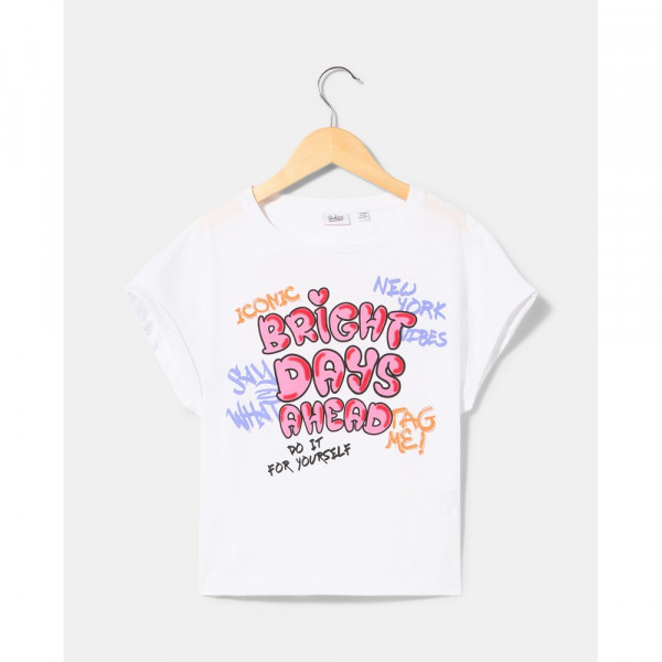 BLUKIDS MAJICA BEZ RUKAVA BRIGHT WHITE