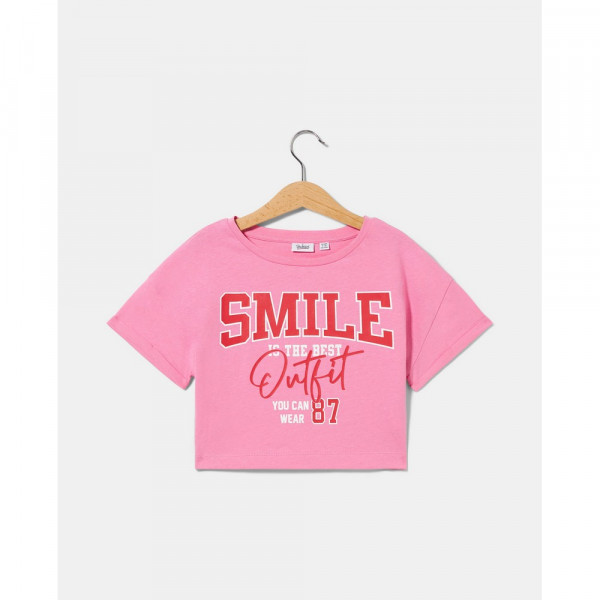 BLUKIDS MAJICA KRATAK RUKAV PINK CARNATION