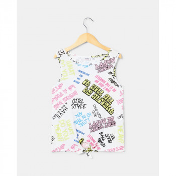 BLUKIDS MAJICA BEZ RUKAVA BRIGHT WHITE 