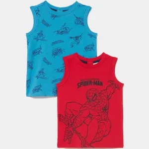 BLUKIDS MAJICA BEZ RUKAVA 2 KOM SWEDISH BLUE