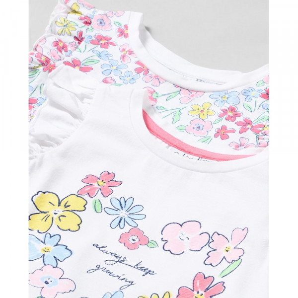 BLUKIDS MAJICA KRATAK RUKAV 2 KOM BRIGHT WHITE