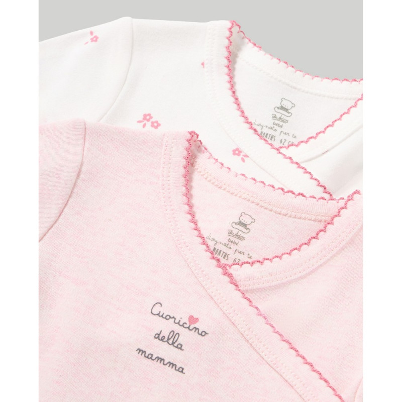 BLUKIDS BODI KRATAK RUKAV ROSEWATER2 KOM 