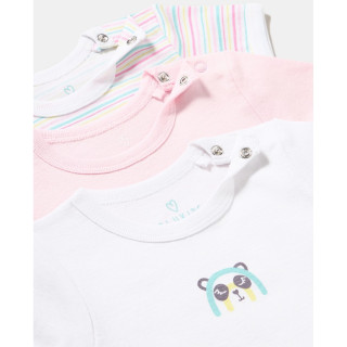BLUKIDS BODI KRATAK RUKAV MULTICOLOUR3 KOM