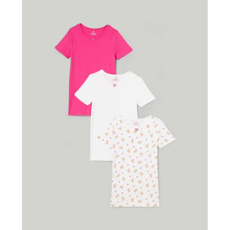 BLUKIDS MAJICA DUG RUKAV MULTICOLOUR3 KOM