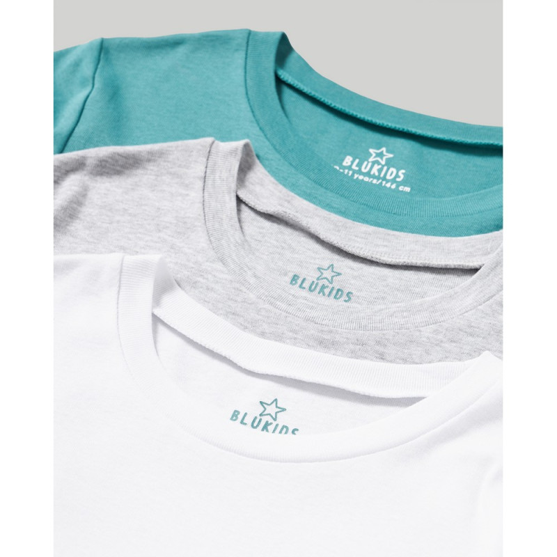 BLUKIDS MAJICA DUG RUKAV MULTICOLOUR3 KOM