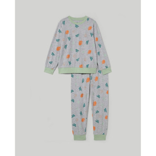 BLUKIDS PIDZAMA GREY MELANGE
