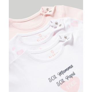 BLUKIDS BODI KRATAK RUKAV HEAVENLY PINK3 KOM