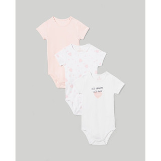 BLUKIDS BODI KRATAK RUKAV HEAVENLY PINK3 KOM 