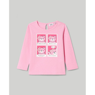 BLUKIDS MAJICA DUG RUKAV PRISM PINK