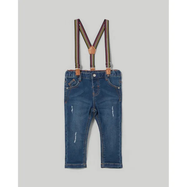 BLUKIDS FARMERKE SA TREGERIMA DARK DENIM 