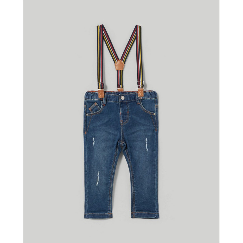 BLUKIDS FARMERKE SA TREGERIMA DARK DENIM