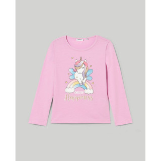 BLUKIDS MAJICA DUG RUKAV PINK LAVENDER 