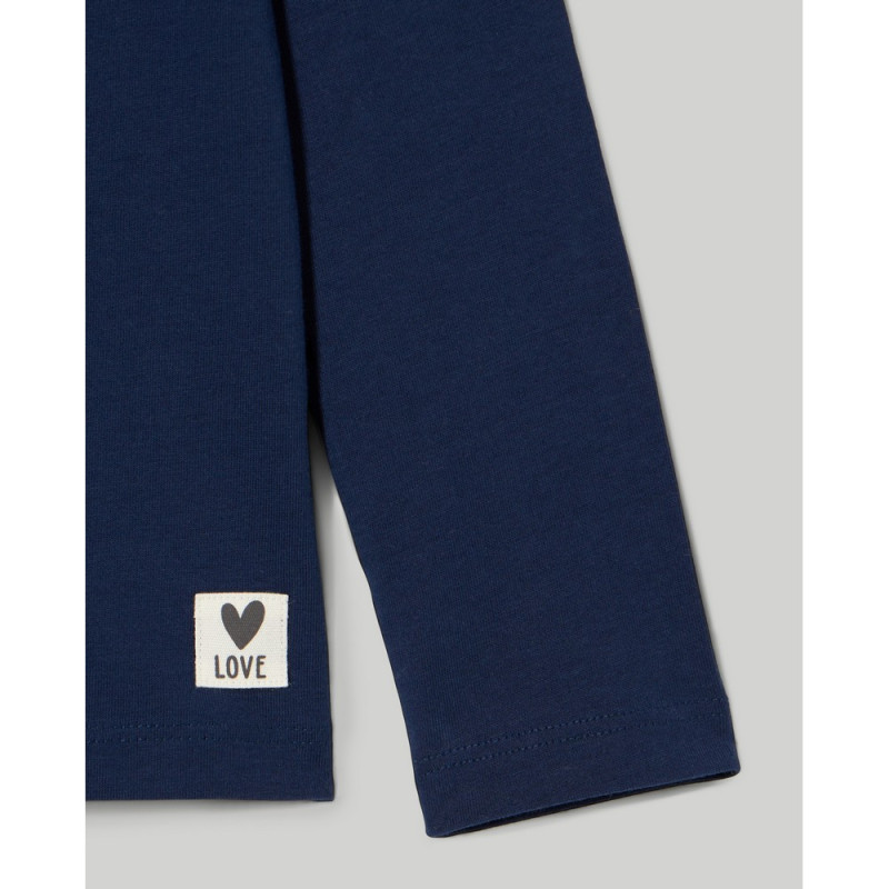 BLUKIDS MAJICA DUG RUKAV TWILIGHT BLUE