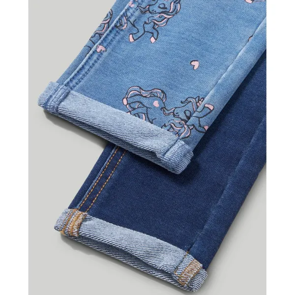BLUKIDS FARMERKE MEDIUM BLUE2 KOM 