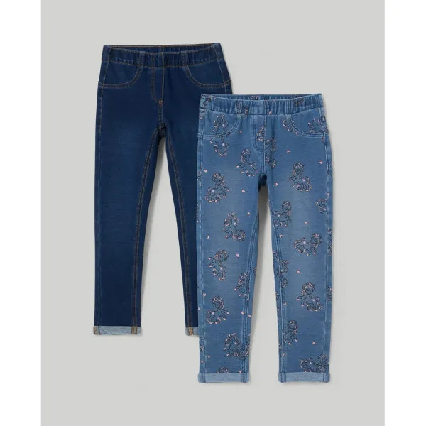 BLUKIDS FARMERKE MEDIUM BLUE2 KOM 