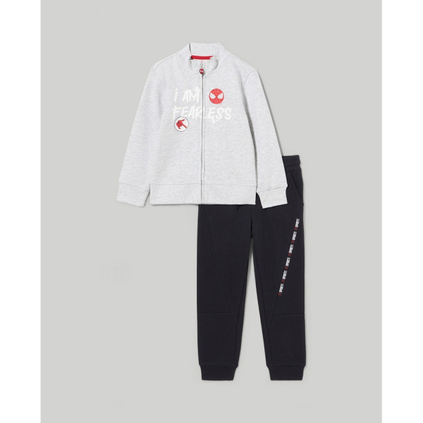 BLUKIDS TRENERKA LIGHT GREY MELANGE